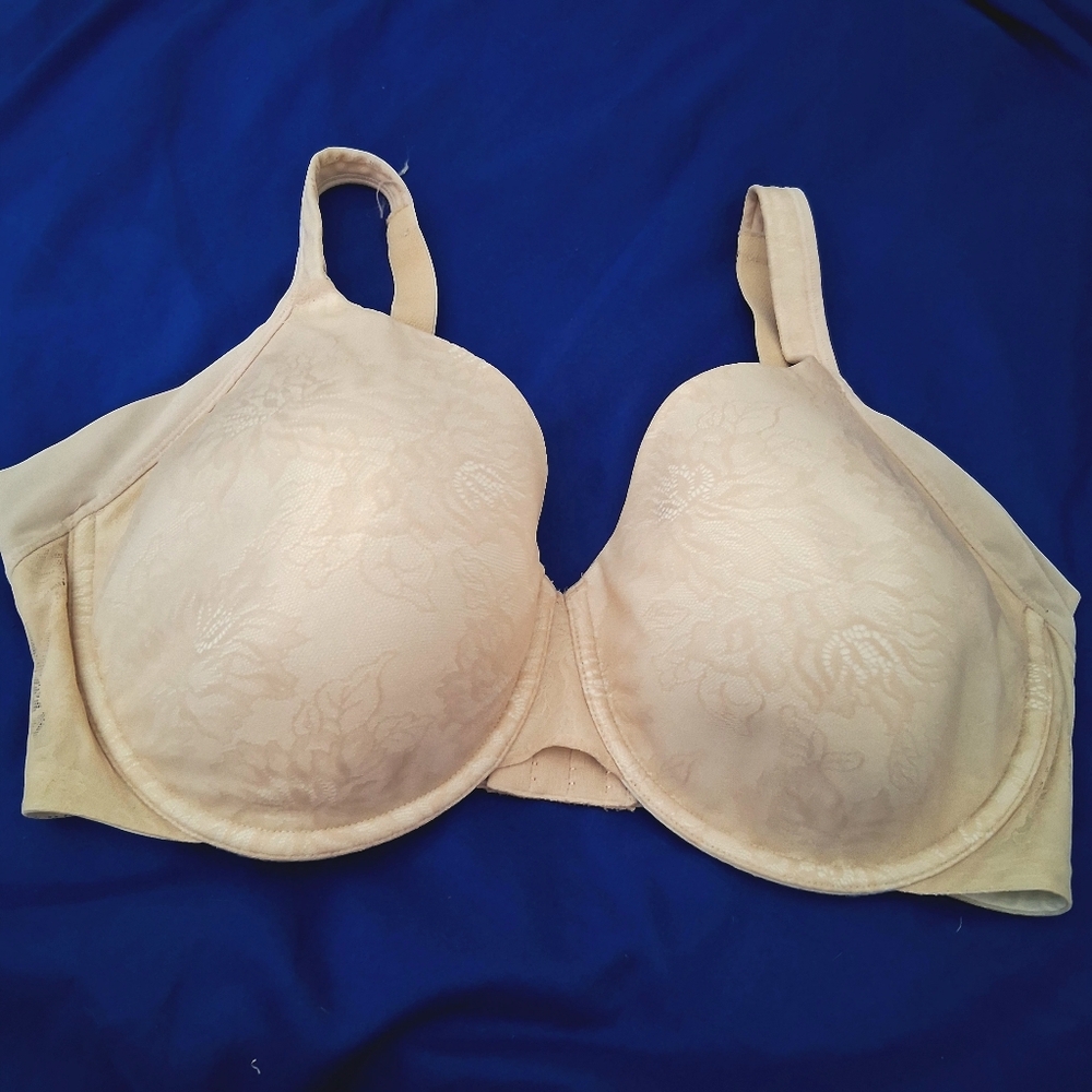 👙Bali Beige Floral Lace Bra